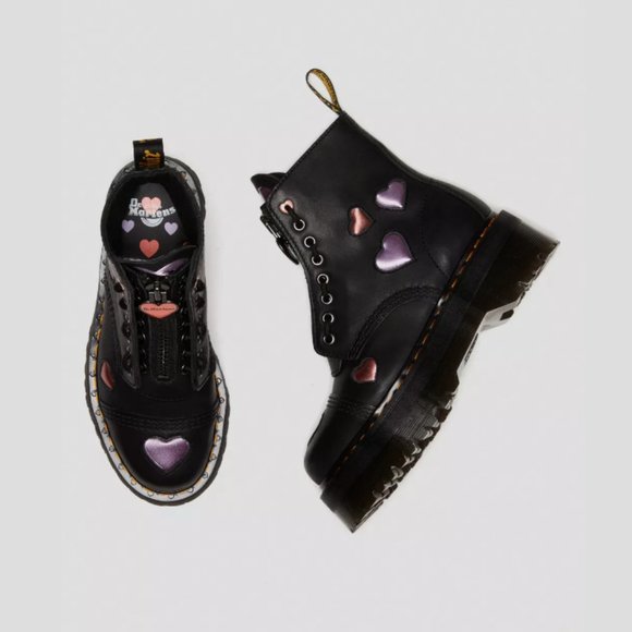 Dr. Martens Sinclair Heart ❤️ Platform Boot MSRP$240 Unique Sweet Details - Picture 12 of 16